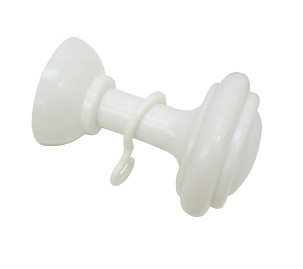 Függöny elkötő  8cm fehér