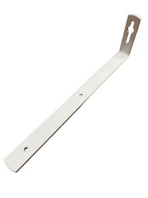 Basic alu karnishoz  tartókonzol fehér 200mm
