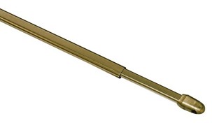 Lapos vitrázsrúd réz színű 100-160cm