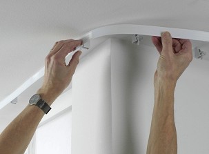 Flexline hajlítható függönysín 700cm fehér