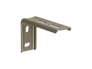 Oldalfali konzol előlapos alu karnishoz 80mm pezsgő szín