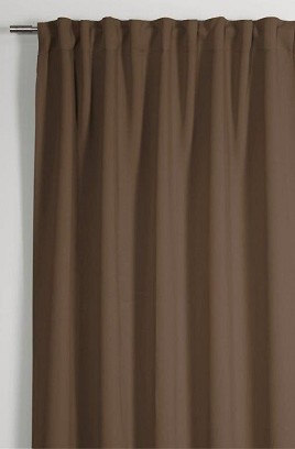 Kész függöny Fényzáró Barna Színben / mérete: 140 cm széles 245cm magas