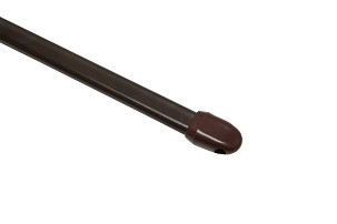 Lapos vitrázsrúd sötét barna színű 60-90cm