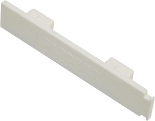 GE3 és GK3 függönysín végzáró fehér