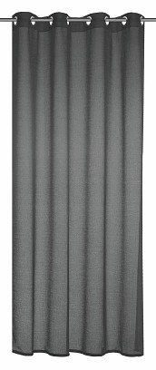 Ringlis Függöny - Kész Függöny Uni 140 cm Széles 245cm Magas Antrazit