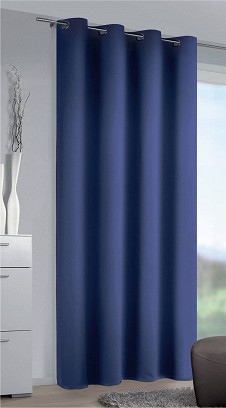 Ringlis Függöny - Sötétítő Kész Függöny 140 cm Széles 245cm Magas Kék