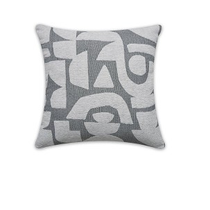 Díszpárna Töltelékkel Jacquard Szürke, 45 x 45 cm